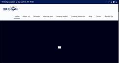Desktop Screenshot of freedomhearing.com