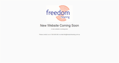 Desktop Screenshot of freedomhearing.com.au
